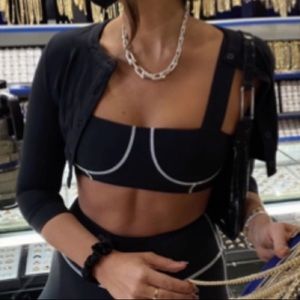 WEWOREWHAT seamed corset top